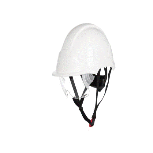 PHOENIX PRO fehér ABS alapanyagú ipari védősisak, villanyszerelő adatlap